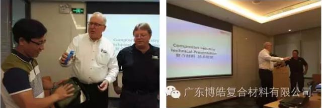 2016年9月7日，廣東博皓復合材料有限公司非常榮幸迎來了美國Stoner公司的代表們，共同慶祝廣東博皓復合材料有限公司與美國Stoner公司達成戰(zhàn)略合作伙伴關(guān)系并召開技術(shù)交流會